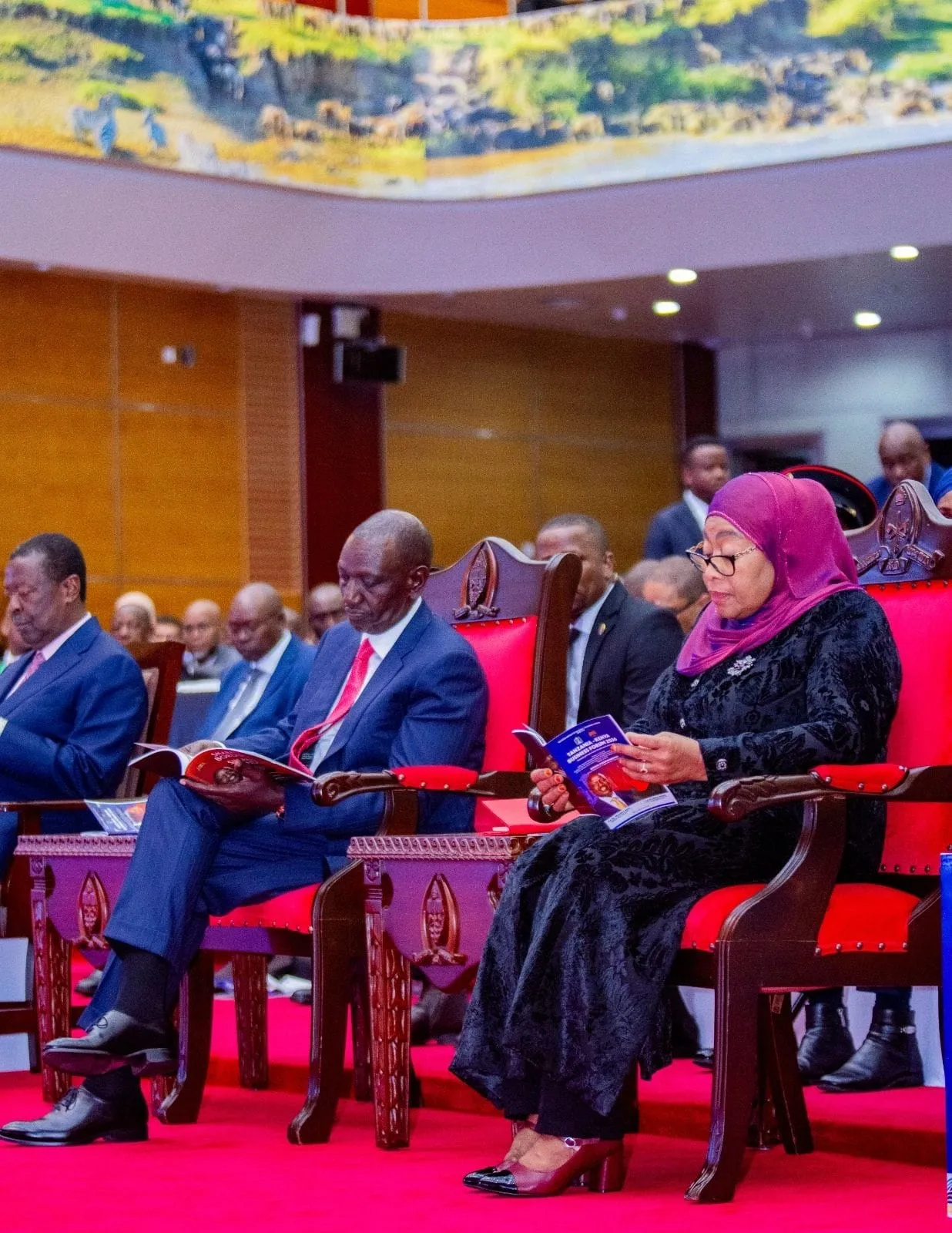 Leaders seated at the Tanzania–Kenya Business Forum 2026